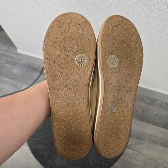 UGG Slippers Rylan Womens 12 Slip On Flats 1871 Brown Sherpa Slippers Comfort - Picture 7 of 10
